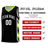 Custom Black Mosaic Gradient Fashion Sports Uniform Basketball Jersey