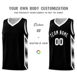 Custom White Mosaic Gradient Fashion Sports Uniform Basketball Jersey