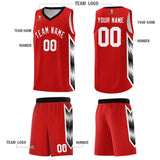 Custom Red Mosaic Gradient Fashion Sports Uniform Basketball Jersey