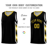 Custom Black Mosaic Gradient Fashion Sports Uniform Basketball Jersey