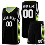 Custom Black Mosaic Gradient Fashion Sports Uniform Basketball Jersey