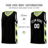 Custom Black Mosaic Gradient Fashion Sports Uniform Basketball Jersey
