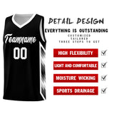 Custom White Mosaic Gradient Fashion Sports Uniform Basketball Jersey