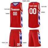 Custom Red Mosaic Gradient Fashion Sports Uniform Basketball Jersey