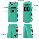 Custom Bright Green Mosaic Gradient Fashion Sports Uniform Basketball Jersey