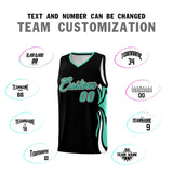 Custom Black Bright Green-White Graffiti Pattern Side Curve Pattern Sports Uniform Basketball Jersey Sets