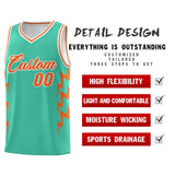 Custom Bright Green Side Lightning Pattern Sports Uniform Basketball Jersey