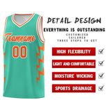 Custom Bright Green Side Lightning Pattern Sports Uniform Basketball Jersey