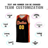 Custom Black Personalized Cloud Pattern Sports Sets Uniform Basketball Jersey