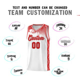 Custom White Personalized Cloud Pattern Sports Sets Uniform Basketball Jersey