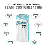 Custom White Personalized Cloud Pattern Sports Sets Uniform Basketball Jersey