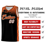 Custom Black Personalized Cloud Pattern Sports Sets Uniform Basketball Jersey