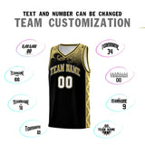 Custom Black Personalized Cloud Pattern Sports Sets Uniform Basketball Jersey