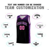 Custom Black Personalized Cloud Pattern Sports Sets Uniform Basketball Jersey