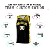 Custom Black Personalized Cloud Pattern Sports Sets Uniform Basketball Jersey