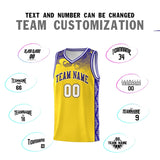 Custom Gold Personalized Cloud Pattern Sports Sets Uniform Basketball Jersey