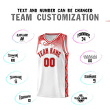 Custom White Personalized Cloud Pattern Sports Sets Uniform Basketball Jersey