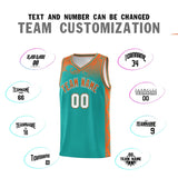 Custom Aqua Personalized Cloud Pattern Sports Sets Uniform Basketball Jersey