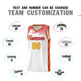 Custom White Personalized Cloud Pattern Sports Sets Uniform Basketball Jersey