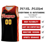 Custom Black Personalized Cloud Pattern Sports Sets Uniform Basketball Jersey