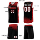 Custom Black Personalized Cloud Pattern Sports Sets Uniform Basketball Jersey