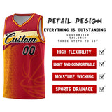 Custom Red Dot Scatter Graffiti Pattern Sports Uniform Basketball Jersey