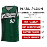 Custom Kelly Green Dot Scatter Graffiti Pattern Sports Uniform Basketball Jersey