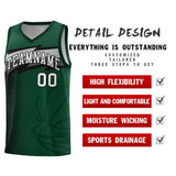 Custom Kelly Green Dot Scatter Graffiti Pattern Sports Uniform Basketball Jersey