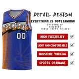 Custom Royal Dot Scatter Graffiti Pattern Sports Uniform Basketball Jersey