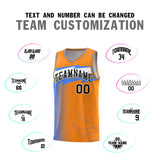 Custom Broncos Orange Dot Scatter Graffiti Pattern Sports Uniform Basketball Jersey