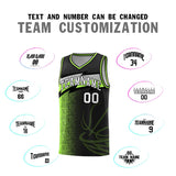 Custom Black Dot Scatter Graffiti Pattern Sports Uniform Basketball Jersey