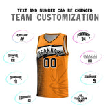 Custom Broncos Orange Dot Scatter Graffiti Pattern Sports Uniform Basketball Jersey