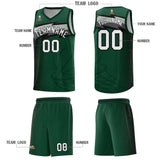 Custom Kelly Green Dot Scatter Graffiti Pattern Sports Uniform Basketball Jersey