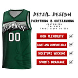 Custom Kelly Green Dot Scatter Graffiti Pattern Sports Uniform Basketball Jersey
