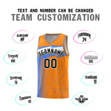 Custom Broncos Orange Dot Scatter Graffiti Pattern Sports Uniform Basketball Jersey