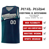 Custom Navy Dot Scatter Graffiti Pattern Sports Uniform Basketball Jersey