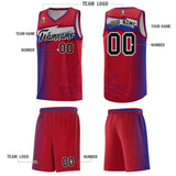 Custom Red Dot Scatter Graffiti Pattern Sports Uniform Basketball Jersey