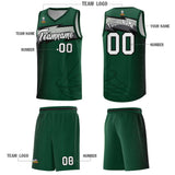 Custom Kelly Green Dot Scatter Graffiti Pattern Sports Uniform Basketball Jersey