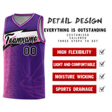 Custom Purple Dot Scatter Graffiti Pattern Sports Uniform Basketball Jersey