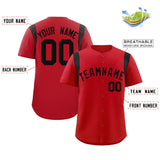 Custom Classic Style Personalized Name Number Full Button Authentic Baseball Jersey