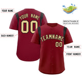 Custom Classic Style Personalized Big Size Full Button Authentic Baseball Jersey