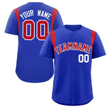 Custom Classic Style Personalized Logo for Men Full Button Authentic Baseball Jersey