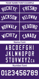 Custom Classic Style Personalized Name Number Full Button Authentic Baseball Jersey