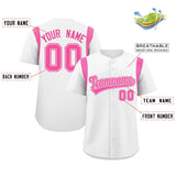 Custom Classic Style Full Button Authentic Baseball Jersey Personalized Name Number