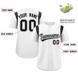 Custom Classic Style Full Button Authentic Baseball Jersey Personalized Logo for Men