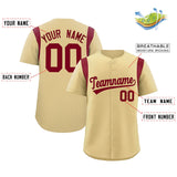 Custom Classic Style Full Button Authentic Baseball Jersey Personalized for Adults