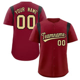 Custom Classic Style Full Button Authentic Baseball Jersey Personalized Big Size
