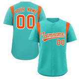 Custom Classic Style Full Button Authentic Baseball Jersey Personalized Name Number