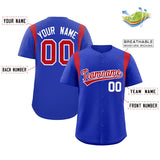 Custom Classic Style Full Button Authentic Baseball Jersey Personalized Logo for Men