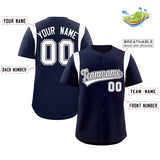 Custom Classic Style Full Button Authentic Baseball Jersey Personalized Logo for Men